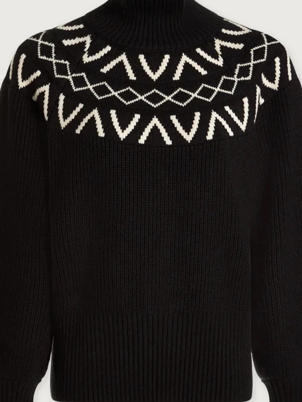 Varley Marcie Fair Isle Yoke Women's Sweater XS runs slightly oversized